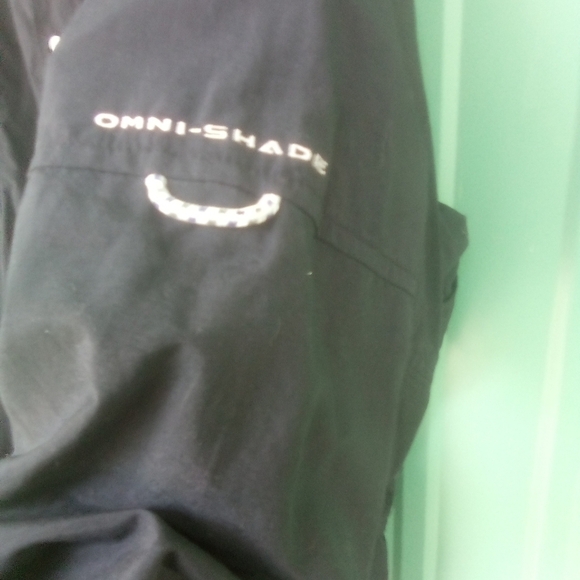 Men's Columbia Performance Fishing Gear Long Sleeved Black Shirt Size 5X PFG - Picture 4 of 5